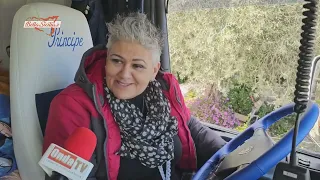 Donne camioniste. Caterina, guido il camion da tanti anni. Da piccola seguivo mio padre