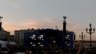 Концерт на Дворцовой площади в Санкт Петербург !