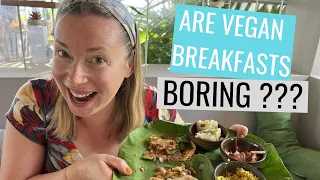 Vegan breakfasts in Dhigali - luxury Maldivian resort