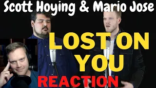 Recky reacts first time to  LOST ON YOU  by Scott Hoying & Mario Jose LP x HANS ZIMMER Cover