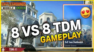 8 Vs 8 Tdm Gameplay BGmi 🔴 Bgmi New 8v8 Tdm Mode Gameplay 🔴 8v8 tdm bgmi