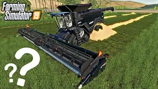 MAKING A COMBINE THAT MOWS GRASS IN FS19! (MASSIVE FAIL! HELP!)