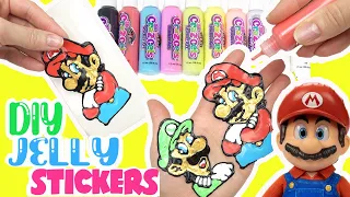 The Super Mario Bros Movie DIY Jelly Stickers Activity Kit