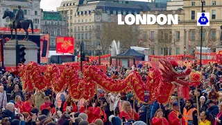 Colourful Chinese New Year in London 2024 🇬🇧 Year of the Dragon celebrations 🐲 CNY London Parade HDR