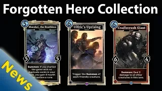 TES Legends News: New Cards REVEALED Forgotten Hero Collection, Card Backs The Elder Scrolls Legends