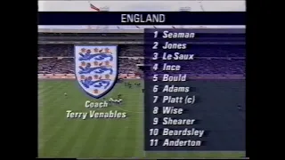 1993/94 - England v Norway (Friendly International - 25.5.94)