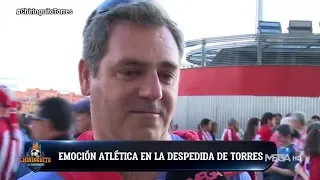 La afición del Atleti SE EMOCIONA en el ADIÓS de Fernando Torres