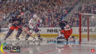 Washington Capitals vs Columbus Blue Jackets 4K! Full Game Highlights NHL 22 PS5 Gameplay