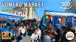 Walking Tour Napoli - VOMERO Market - Italy / 360 VR Video 5.7K UHD #walkingtour #naples #5k #market