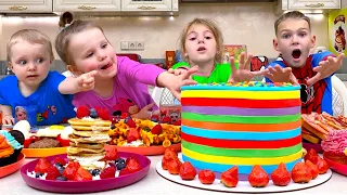 Cooking and more Children's Songs and Videos with Five Kids