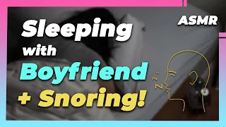 [ASMR] SLEEPING with your boyfriend (WITH LIGHT WIND AND SNORING) 5 Hours!