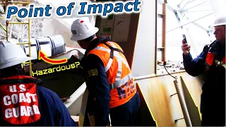 NEW NTSB Video On Dali Ship Point of Impact Key Bridge