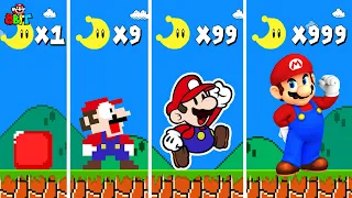 Super Mario Bros. but Mario get Moons = More REALISTIC... | Game Animation