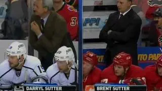 Darryl and Brent Sutter coach against each other for the first time