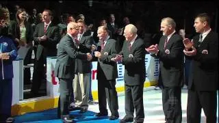 Hockey Hall of Fame Night Pre-Game Ceremony - Sens vs Leafs - Nov 12th 2011 (HD)
