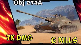 Beast wot replay Obj 274a 7k DMG 6 Kills - Лучший Вот реплей Об 274а 7k урона 6 фрага