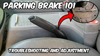 Parking Brake 101 - Troubleshooting and Adjustment | Handbrake | Emergency Brake