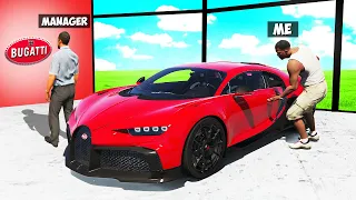 Stealing EVERY BUGATTI From The SHOWROOM in GTA 5!