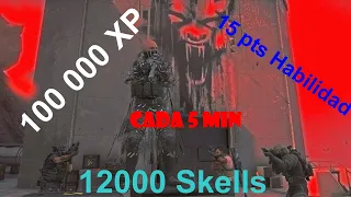 100000 de XP en cada 5 min