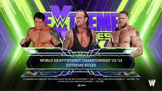 WWE 2K24 FULL MATCH — Wade Barrett vs. Undertaker vs. Brock Lesnar —  WWE  Title Match