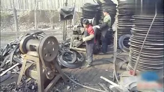 Китайский бизнес. Механический способ переработки шин