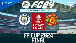 FC 24 Manchester City vs Manchester United | FA Cup 2024 FINAL | PS5