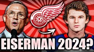 RED WINGS DRAFT TALK: COLE EISERMAN, TANNER HOWE, AND ALEX ZETTERBERG? Detroit Top Prospects 2024