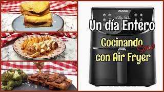 24 horas COCINANDO con FREIDORA DE AIRE. Recetas con la COSORI CP158-AF 5.5L.