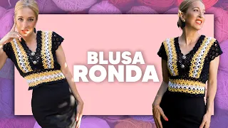 BLUSA RONDA - TEJER CROCHET SÚPER FÁCIL en Tejer es de guapas