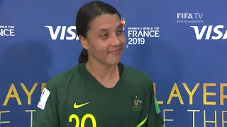 Sam Kerr – Player of the Match – Jamaica v Australia