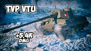 TVP VTU - 5 Frags 5.4K Damage - Worst in the best line! - World Of Tanks