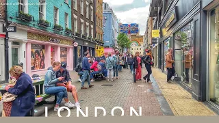 London Walk in Spring, Exploring the Heart of Central London on a beautiful Sunny day. 4K HDR