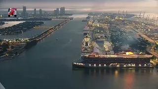Port Miami Time-lapse November 18 2023