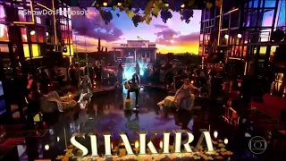 Naiara Azevedo homenageando Shakira no Show dos Famosos