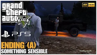 GTA 5 PS5 - Kill Trevor | Ending A - Something Sensible (Final Mission) 4K HDR