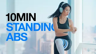Standing Abs Workout - No Jumping - Music Only