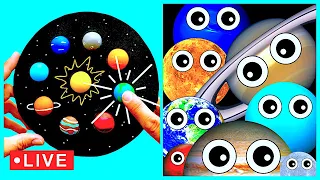 Learn Planets and Do Crafts for BABY | Mercury Venus Earth Mars Jupiter Saturn Uranus Neptune