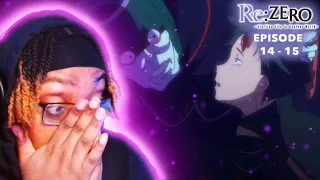 THIS WAS SO DISTURBING TO WATCH…😔💔 *First Time REACTING To Re:ZERO Episode 14 -15*