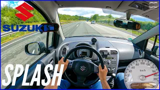 2014 Suzuki Splash 1.0 - POV Autobahn Top Speed Drive