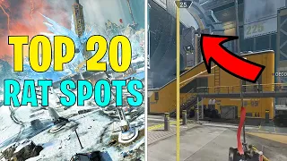 TOP 20 RAT SPOTS ON WORLDS EDGE | Apex Legends