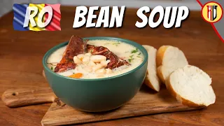 Romanian style Bean Soup with smoked ribs