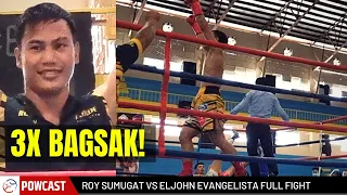3 Beses BUMAGSAK! Roy Sumugat vs Eljohn Evangelista Boxing Full Fight | VSP Promotions