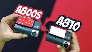 70mai A810 4K HDR vs 70mai A800S 4K | Which is the BEST 4K Dashcam? Day & Night Video Comparison