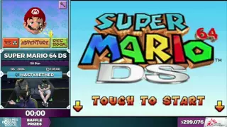 Super Mario 64 DS by HastyAether in 54:11 - SGDQ2016 - Part 82