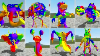 Turning All Nightmare Garten of Banban Monster into Rainbow Statue in Garry's Mod
