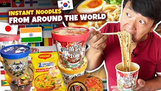 Trying INSTANT NOODLES From AROUND THE WORLD!