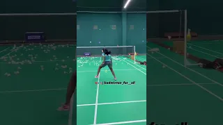 Full court speed 💪🏸🏸 #badminton #badmintonlovers #badmintontraining #badmintonplayer #hardwork