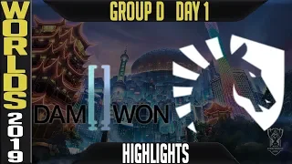 DWG vs TL ighlights Game 1 | Worlds 2019 Group D Day 1 | Damwon Gaming vs AHQ Esports Club