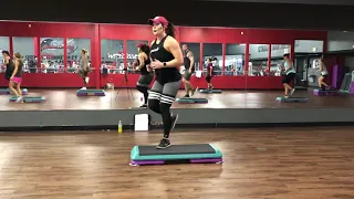 Cardio Step Workout 7.  Old School Step Aerobics Full Length