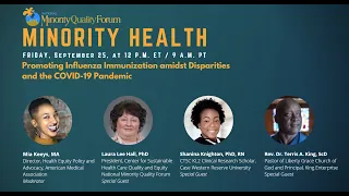 NMQF Webinar: Promoting Influenza Immunization amidst Disparities and the COVID-19 Pandemic